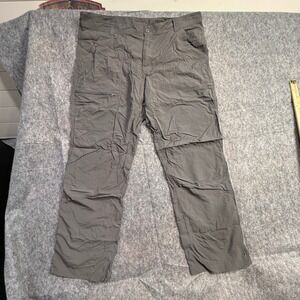 Columbia PFG Blood and Guts Gray Fishing Hiking Pants Mens 40x30 Omni-Shade